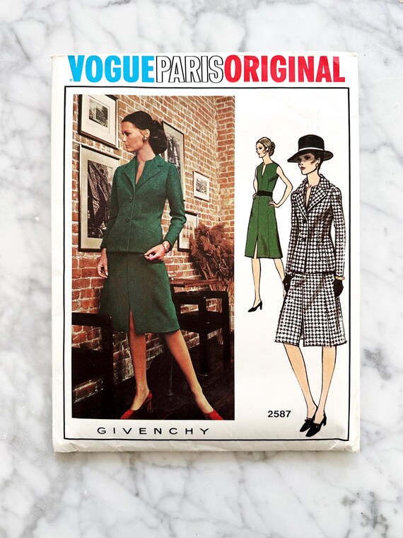 70s Vogue Paris Original 34 Givenchy Mod Retro