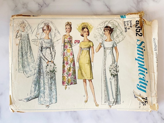 1960s Dress Pattern Vintage Mod Dresses Vintage 1960s Vogue Mod
