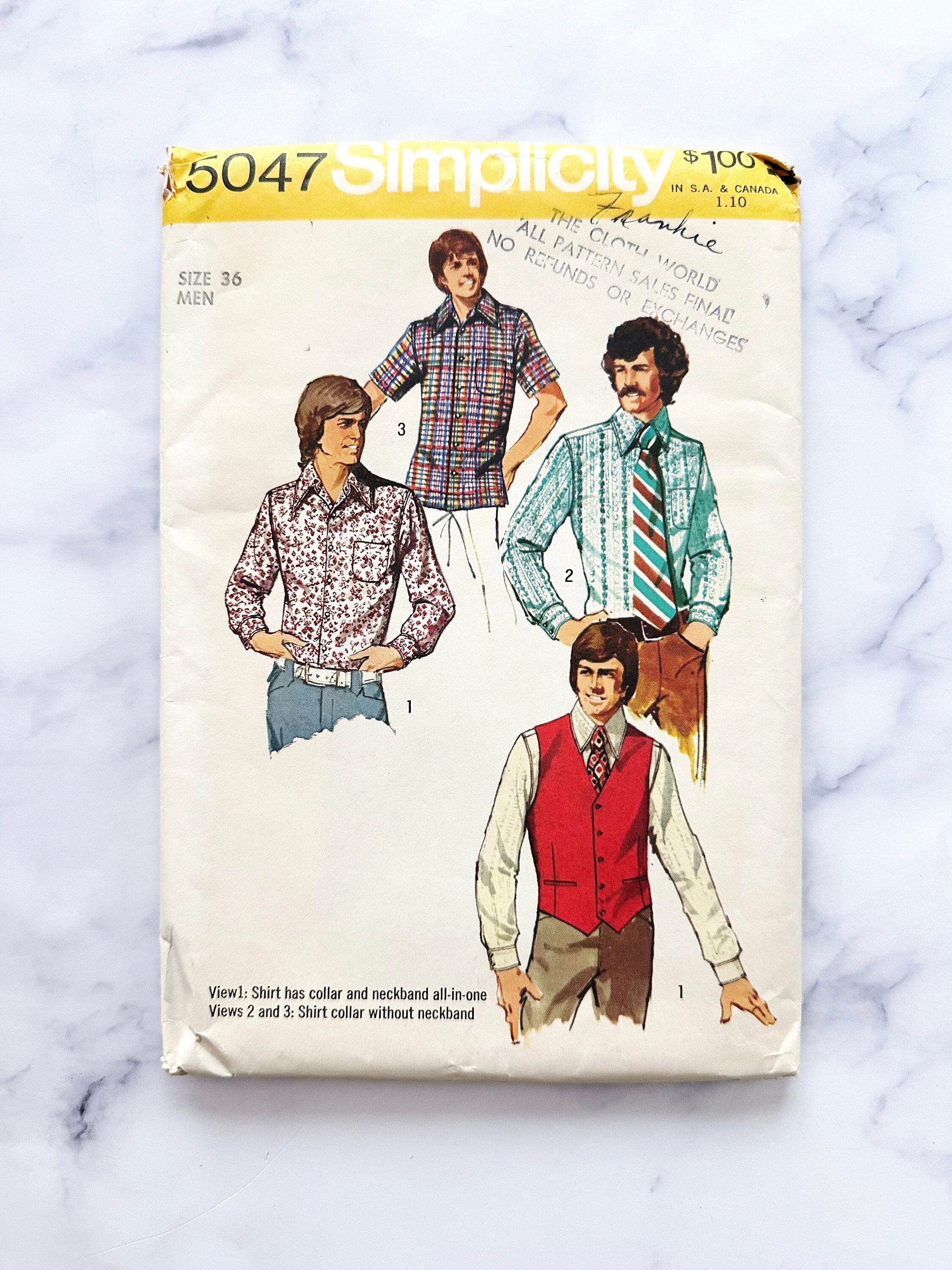  tuduoms Men's 70s Metallic Shirts Nightclub Style