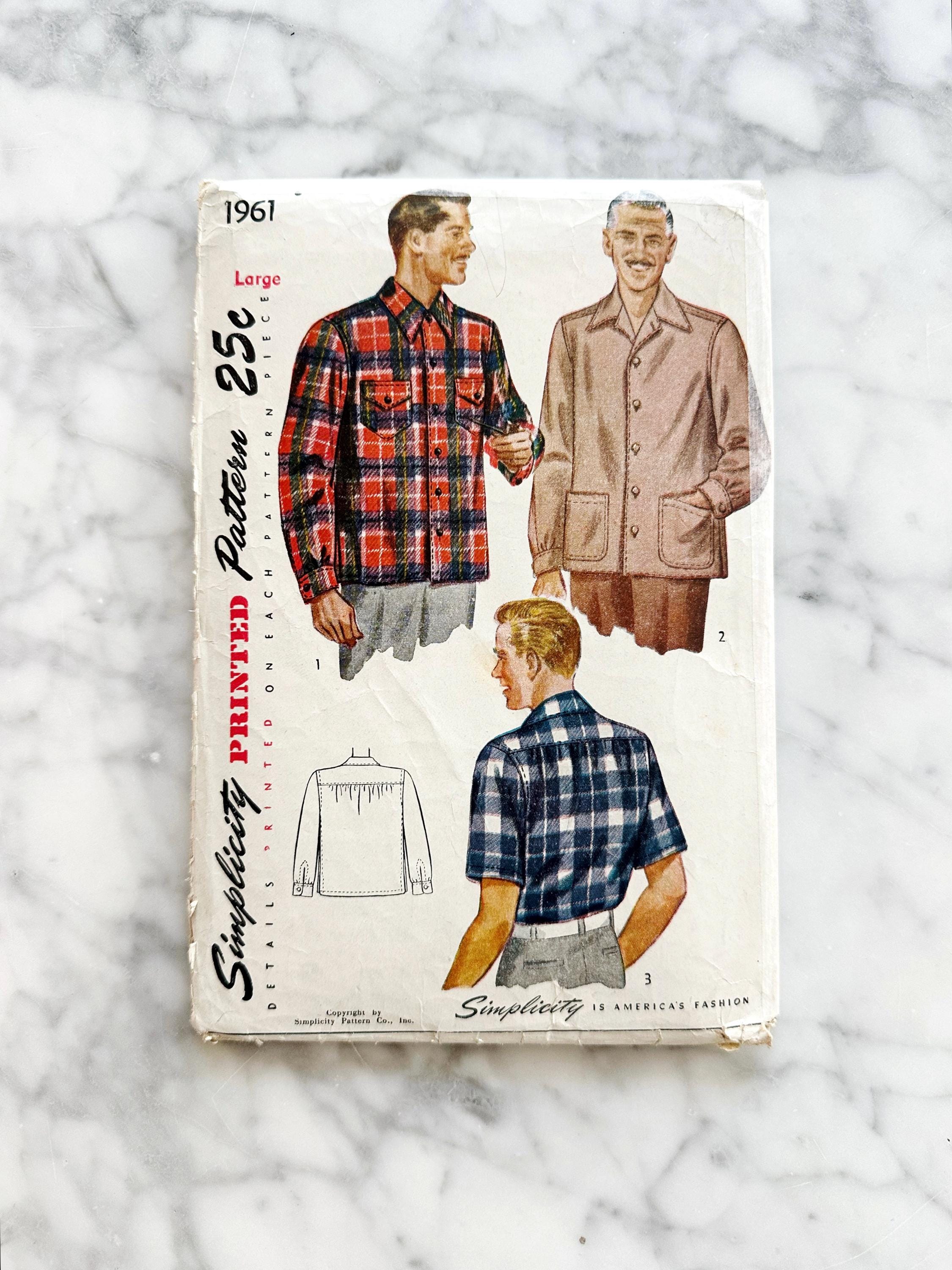 1940s Flannel Shirt - Etsy