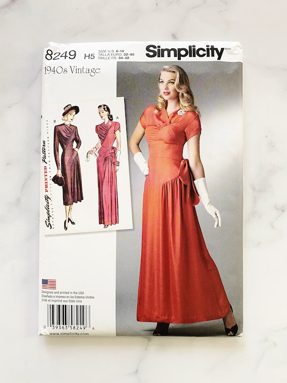 simplicity patterns for evening dresses Simplicity S8941 Regency Gown & Robe Sewing Pattern main image 0