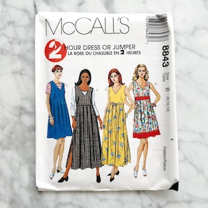 pleated pinafore dress pattern 1940s Pinafore Dress Sewing Pattern: Pleated Skirt, Button-Up (PDF Digital  Download)