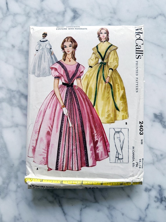 50s Mccalls 2403. Medium 34-36 Bust. Centennial Costume Southern Belle Ball Gown Dress With Petti Bloomer Pants 1950s Vintage Sewing Pattern - Etsy 50s Mccalls 2403. Medium 34-36 Bust. Centennial Costume Southern Belle Ball Gown Dress With Petti Bloomer Pants 1950s Vintage Sewing Pattern - Etsy