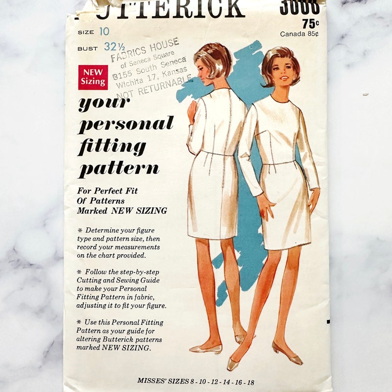 Butterick Patterns Butterick Plus Size Sheath Dress Sewing Pattern ...