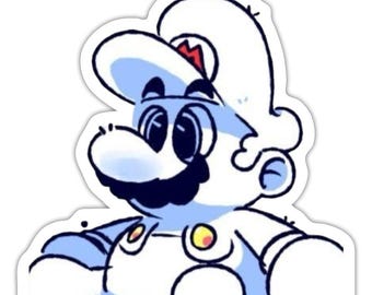 Hand Drawn Mario Sticker