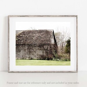 Barn Photo, Rustic Home Decor, Barn Print, Farmhouse Decor, Barn Photograph, Gray Barn Photo, Barn Art Barn Canvas Large Canvas Barn in Snow