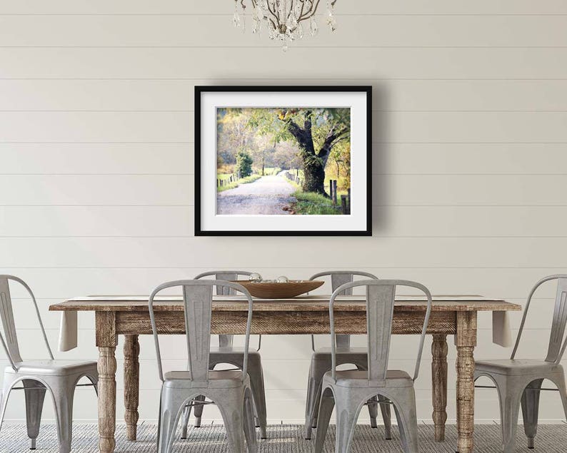 Cades Cove Photo, Landscape Photography, Country Home Decor, Smoky Mountains Photo, Country Landscape Photo, Canvas Art image 3