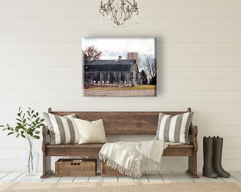 Rustic Barn Print Farmhouse Wall Decor Rustic Home Decor - Etsy