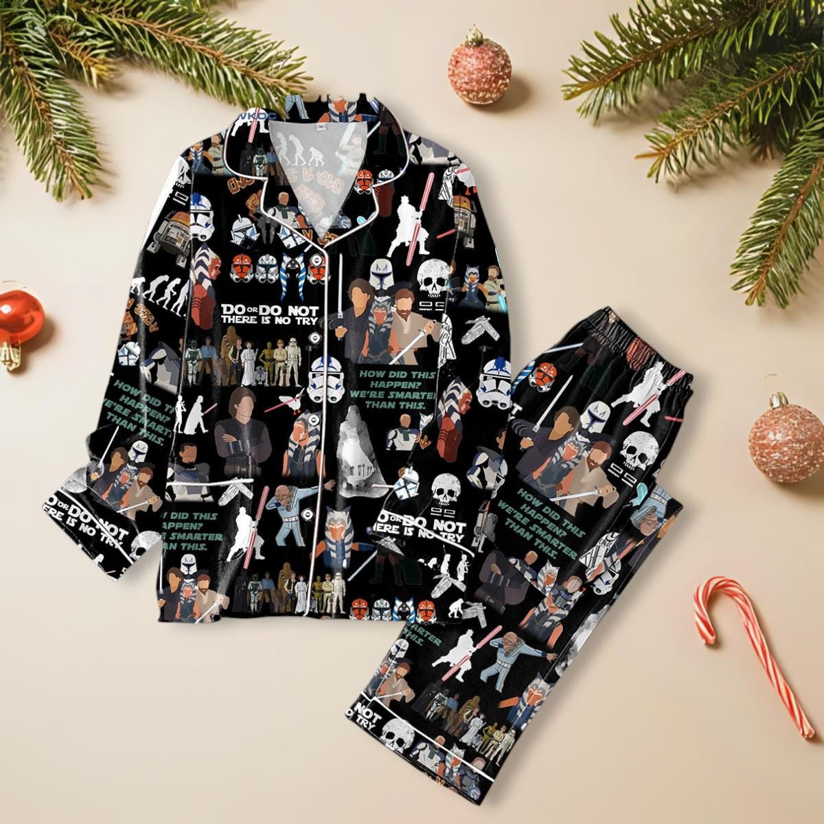 Discover Star Wars We Are Smarter Than This Pajamas Set for Adults, Christmas Gift Sleepwear