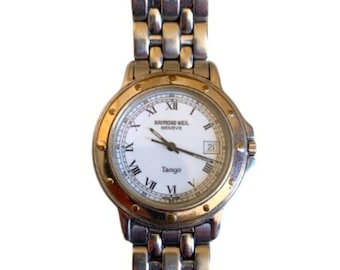 RAYMOND WEIL TANGO Silver Ss 5360 Ladies 5ATM Sapphire  display picture 1