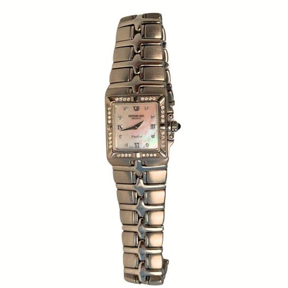 Raymond Weil Parsifal 18K Stainless Diamond Mother of Pearl Vintage Watch Raymond Weil Parsifal 9641 Ladies 22mm Mother of Pearl 12  main image 4