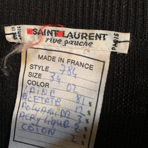 Yves Saint Laurent Rive Gauche YSL Vintage Sequin… - image 5