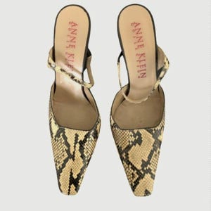 Anne Klein Collection Snakeskin Pumps Vintage