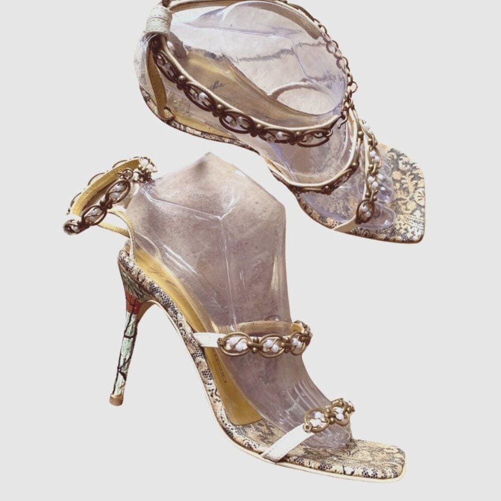 靴 Vintage Giuseppe Zanotti Heel Pumps Vintage Giuseppe Zanotti Heels - Etsy