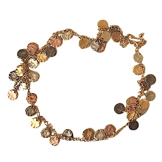 Kenneth Jay Lane KJL Vintage Long Coin Disc Neckl… - image 2