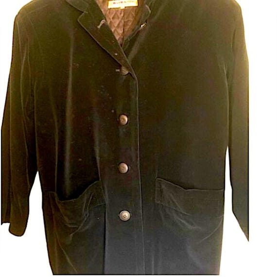 Vintage Yves Saint Laurent Rive Gauche YSL Velvet… - image 3