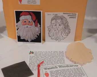 DIY Santa Wood Carving Kit: Kris Kringle Ornament