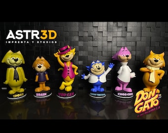Top Cat and his Gang Resin Figures (15cm) - Figures Collection Vintage Cartoons Old