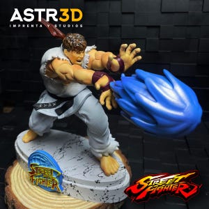 Street Fighter II Collectible Figures Ryu (21cm) Figure, Collection, Anime, Ryu, Gamer, Vintage, Arcade, Arcade Game