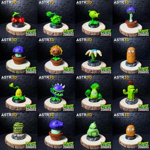 Complete Plants vs Zombies Collectie (16 Planten) Zonder Potten (14cm) - Plants vs Zombies Collectie