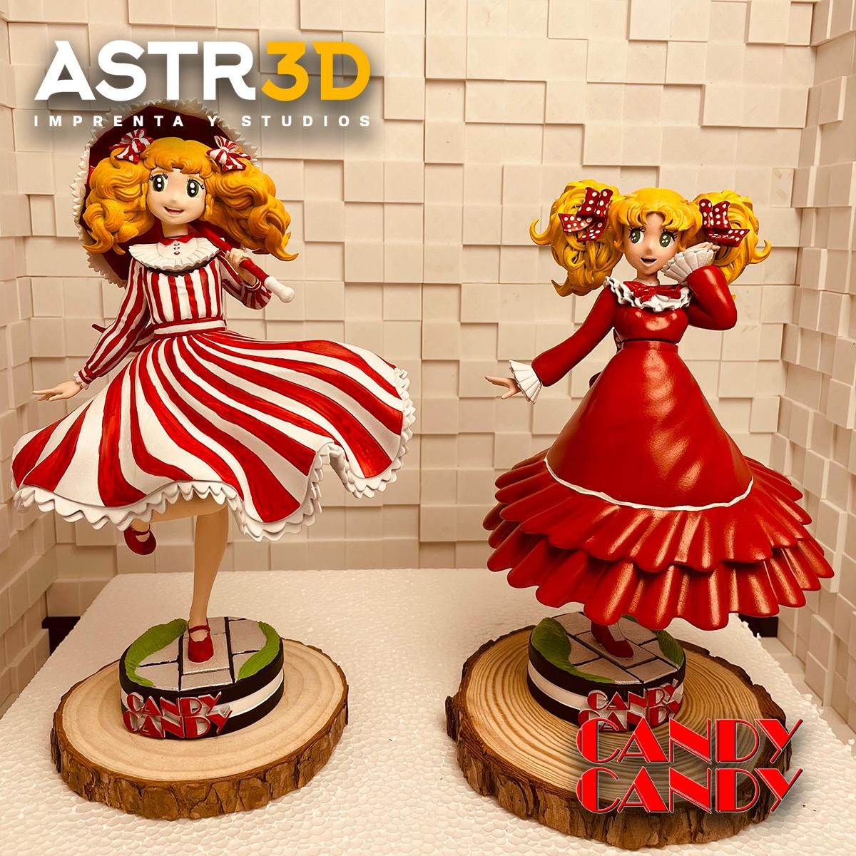 Resin Candy Figure, Vintage Figure - 2 Models (26cm)