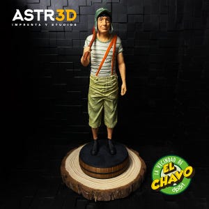Figura de El Chavo del 8 - Chavo del 8 (28cm) - Resina, Resin, Vintage