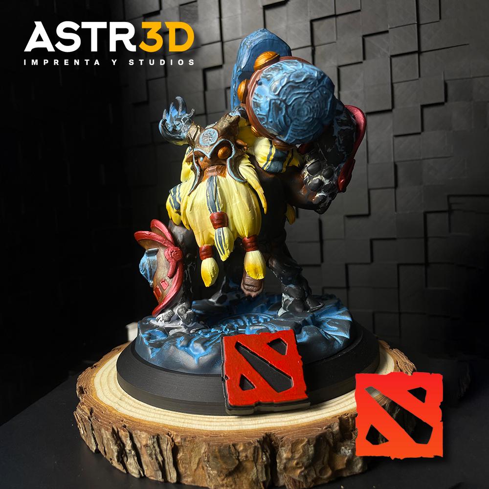 Earthshaker Arcana Planetfall Resin (20cm) Dota 2, Dota, Statue