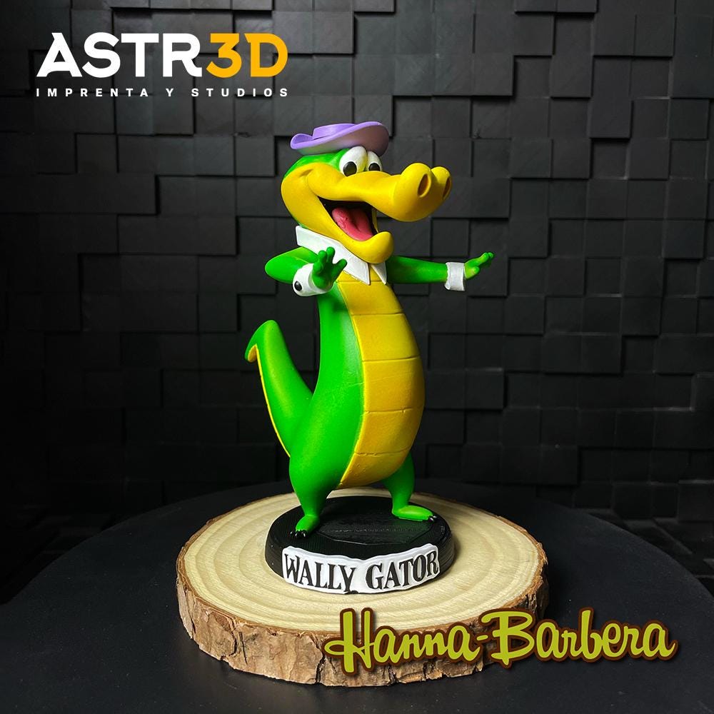 Hanna Barbera Wally Gator ゼンマイ ランプ ウォーカー Wally Gator Hanna Barbera Jetsons Hanna Barbera Wally Gator