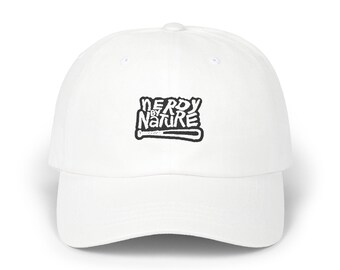 Nerdy by Natureキャップ/アウトドア愛好家のためのカジュアルスタイル、ヒップホップのお父さん、自然愛好家への素晴らしい贈り物、環境に優しいアクセサリー、夏用帽子