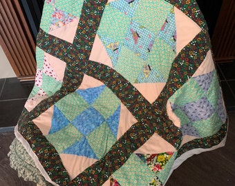 Baby,infant,toddler, security, car seat ,quilt,blanket. 205 Shoo fly pattern.