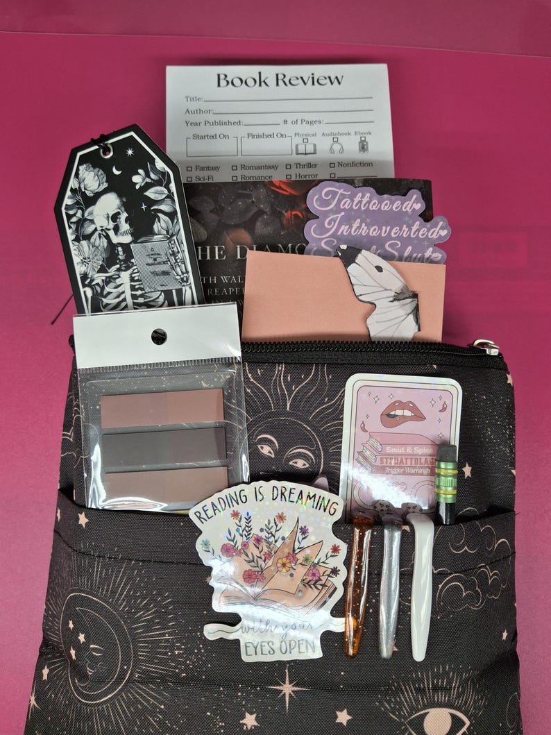 Dark Romance Blind Date With a Book Bundle: Bookish Accessories - Etsy