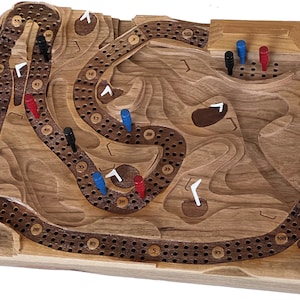 Cherry 3D-golfbana Cribbage-bräda
