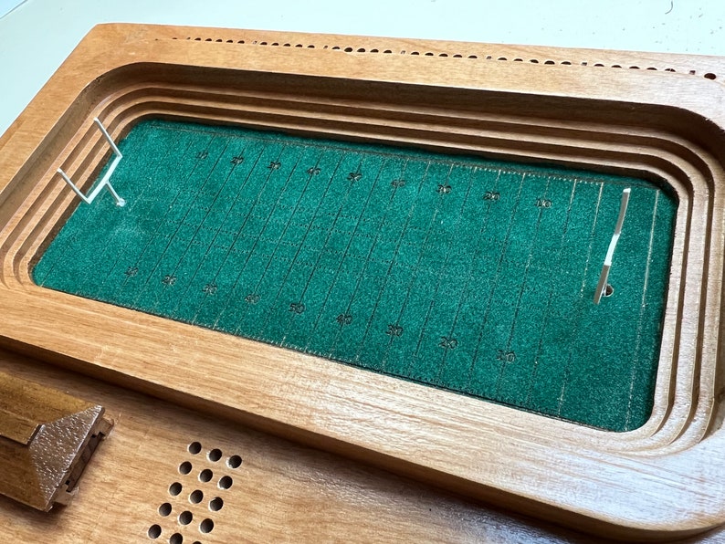 Alder 3D NFL Football Stadium Cribbage Board image 2