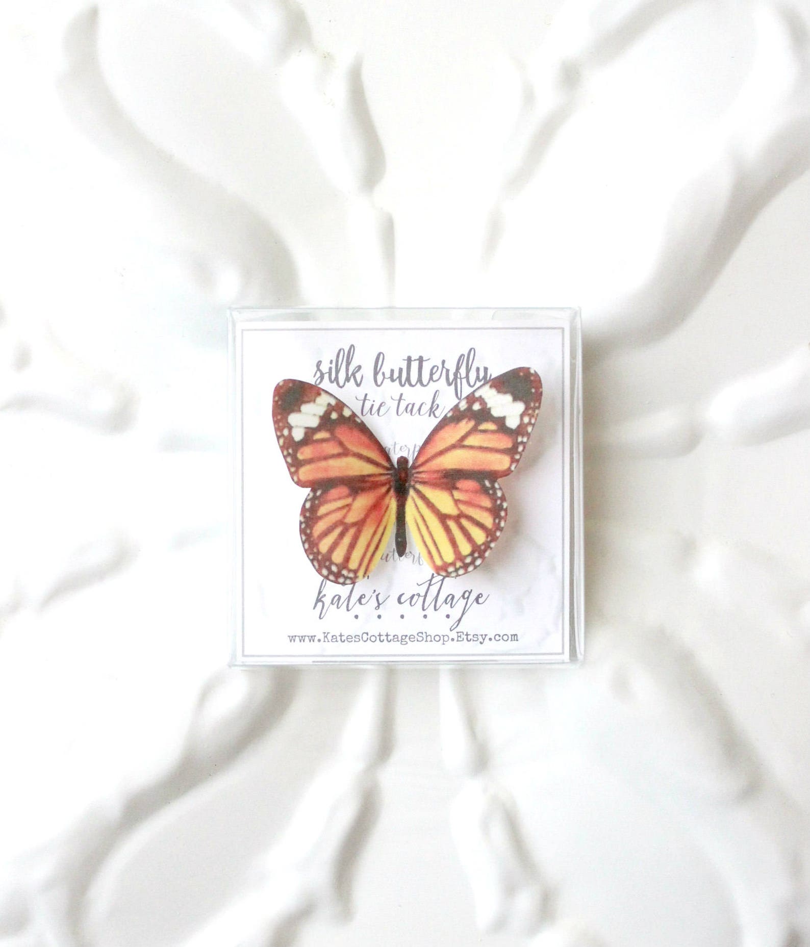 14 Butterfly Tie Tack Pins . Silk Butterflies . Realistic Etsy