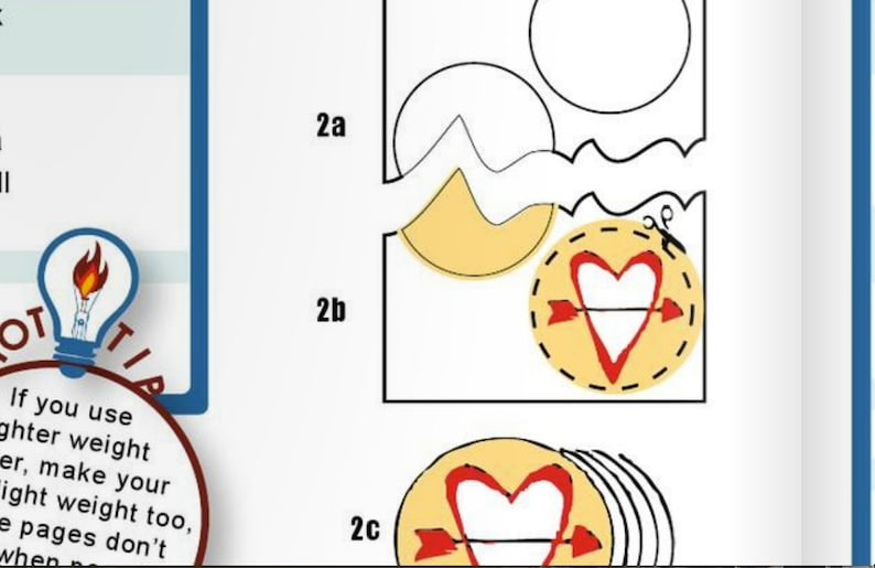 DIY Ebook Tutorial How to Make Accordion Circle Books Instant Download