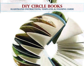 DIY eBook Tutorial How to make Accordion Circle Books - Instant Download