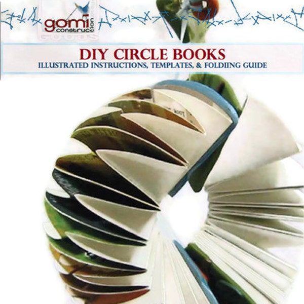 DIY eBook Tutorial How to make Accordion Circle Books - Instant Download