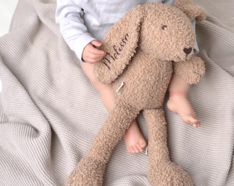 Personalisierte Bunny Plüsch (Kuscheltier) mit gestickten Namen, Baby Geschenk