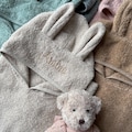 Personalized Baby Poncho Towel with Name, Hooded Towel with Ears, Toddler Bath Poncho, Baby Gift Idea, Soft Cotton Towel.