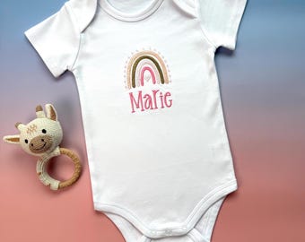 Personalisierter Babybody: Personalisierter Babybody, 100% Baumwolle