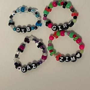 Invader zim bracelets!