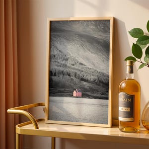 Pink House Print: Scottish Highlands Photography (Digital Download