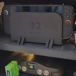 Switch 2 Dock Feet STL: 3D Printed Cooling Stand Risers (Digital Download