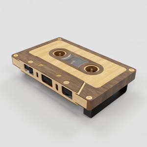 Cassette tape bench laser cut file, retro coffee table vector, music decor furniture, CDR download for 3mm wood or MDF – digital file