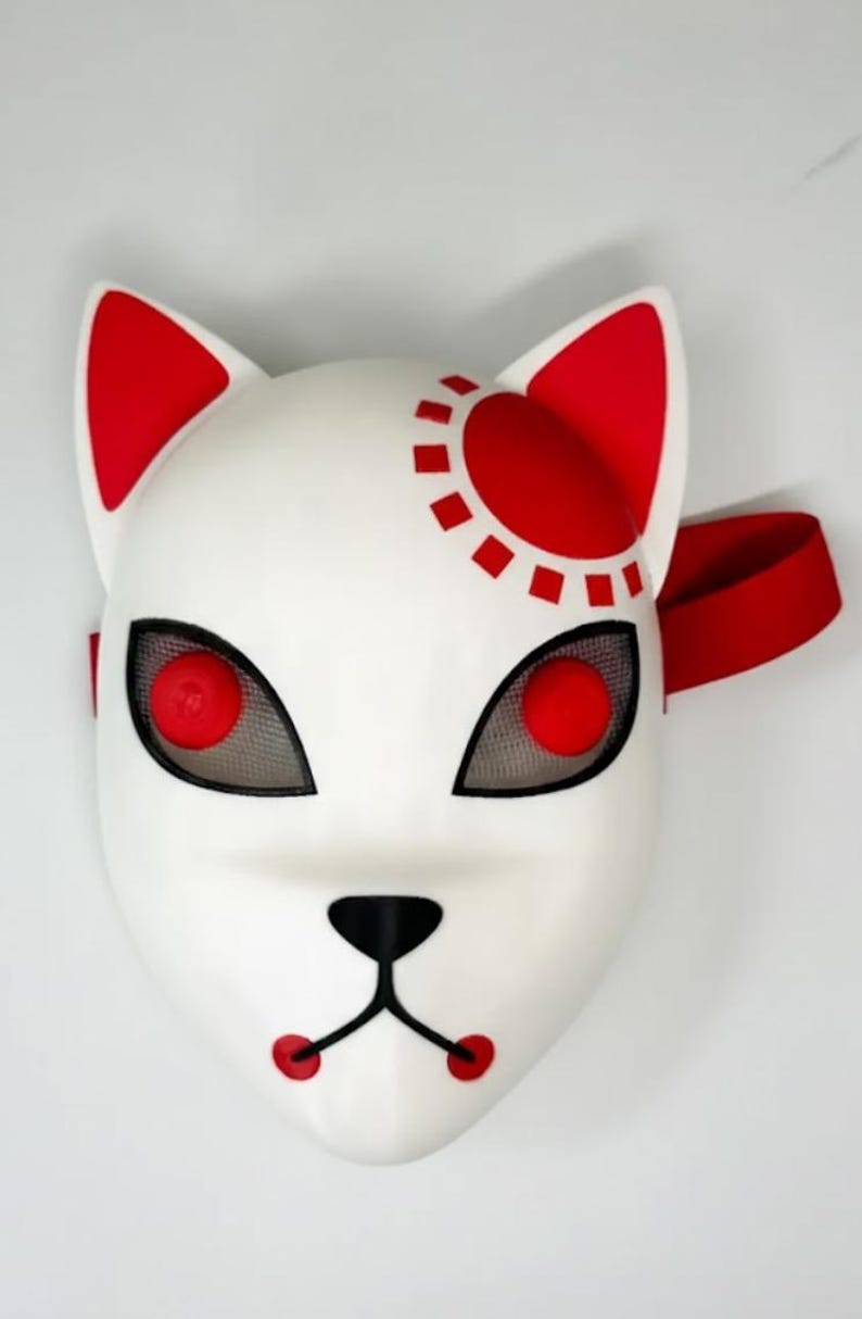 Tanjiro Demon Slayer Mask STL File – Wearable Cosplay 3D Print, Anime ...