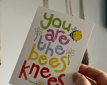 Bees Knees - Tarjeta de felicitación