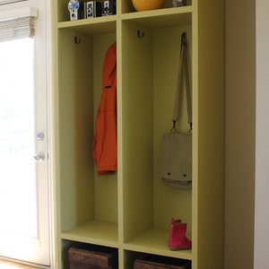 Woodworking Plans | Mudroom Storage Lockers Woodworking Plans