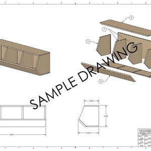 Woodworking Plans DIY 3 Storage Bins image 5