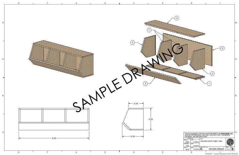 Woodworking Plans DIY 3 Storage Bins image 5