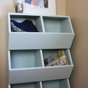 Woodworking Plans | 6-bin Toy Storage Woodworking Plans